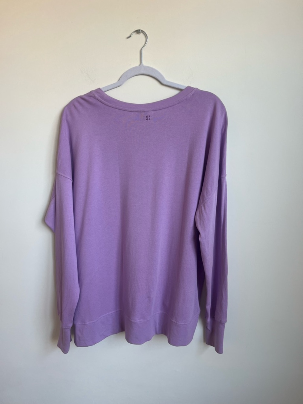 NEW Sweaty Betty After Class Split Sweatshirt, Organic Cotton Longline Crewneck - Picture 7 of 15